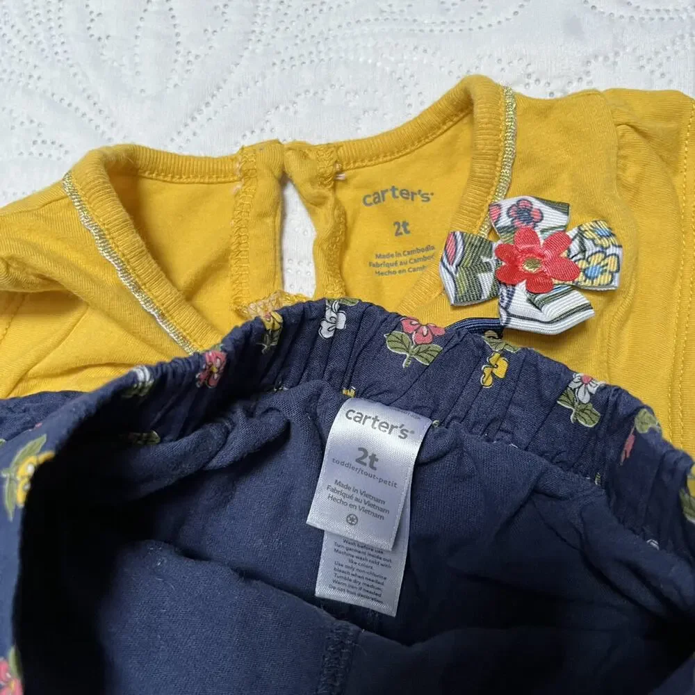 Carter's Two Piece Skort Outfit Size 2T